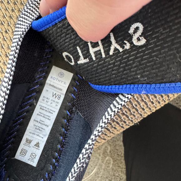 Rothy's The Flat Round Toe Grey Ballet Flat Shoes Size 8 - Picture 10 of 11